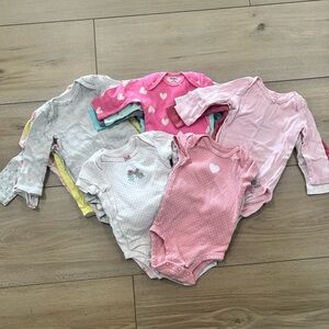 Assorted Pink and Gray Kids 23 pcs Onesies